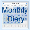 Monthly diary